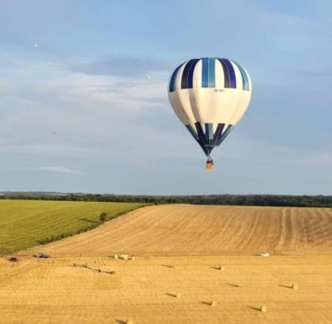 Privater Heißluftballonflug für zwei in Belgien