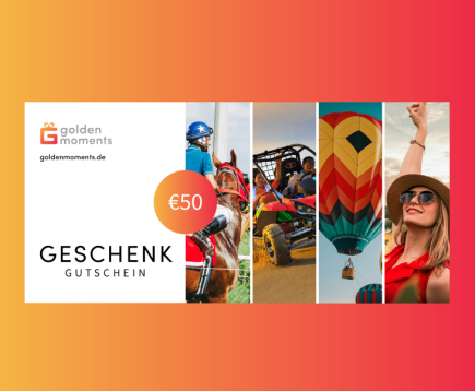 €50 Flexibler Golden Moments Geschenkkarte