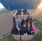 Privater Heißluftballonflug für zwei in Belgien