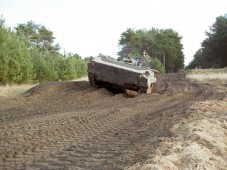 Panzerfahrt mit dem SPW 40 in Magdeburg